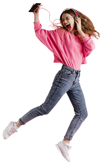 jumping girl